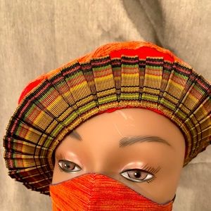 Reversible Hat and Matching Reversible Mask.